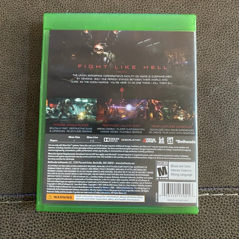 Doom - Microsoft Xbox One